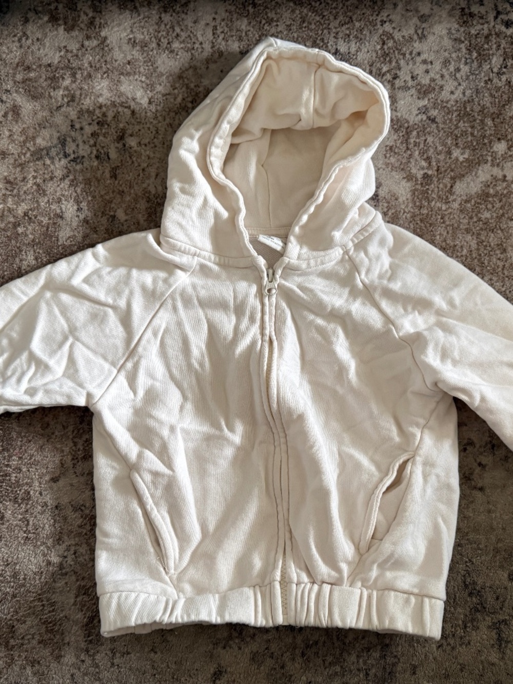 White hoodie Zara kids